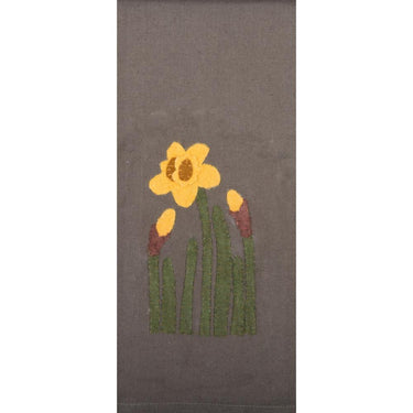 Grey Daffodil Towel Set of two ETRE0310 - The Fox Decor